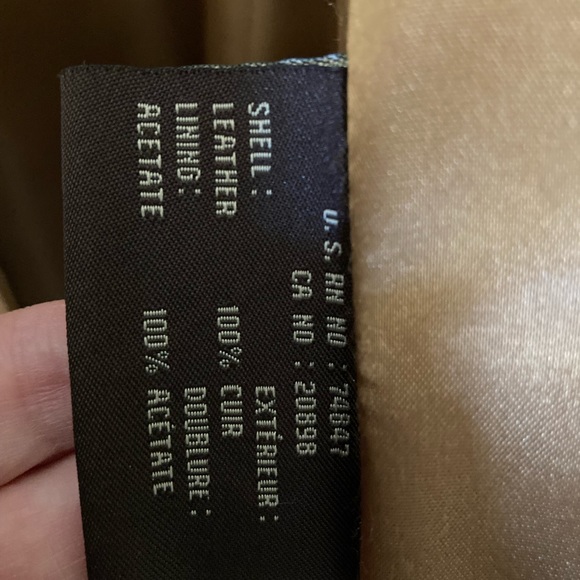 Real leather suede Marc New York coat xs - Picture 3 of 7